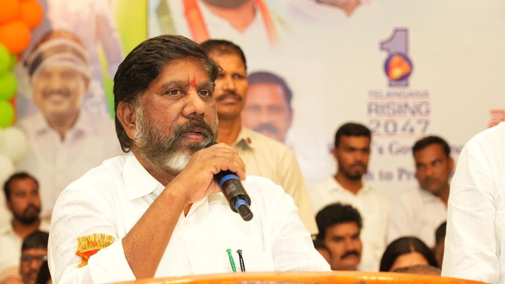 Telangana Deputy CM Mallu Bhatti Vikramarka urges Centre to clear BC bills for weaker sections