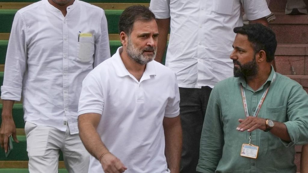 Rahul Gandhi to Lead Bengaluru Protest Alleging 'Vote Theft' on August 4