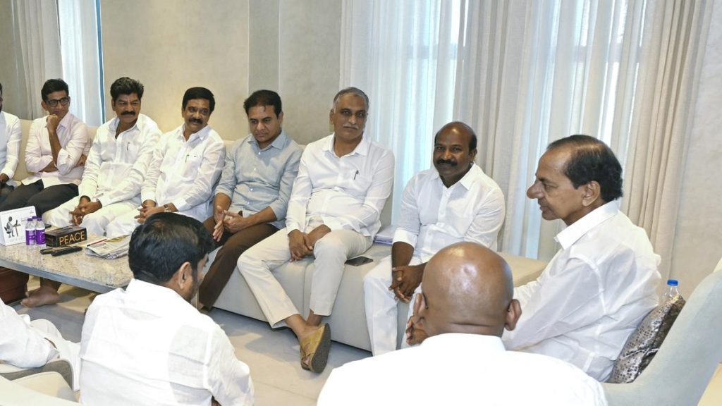KCR holds meeting after SC judgement on MLAs disqualification petitions; KTR asks party ranks to work for by-polls