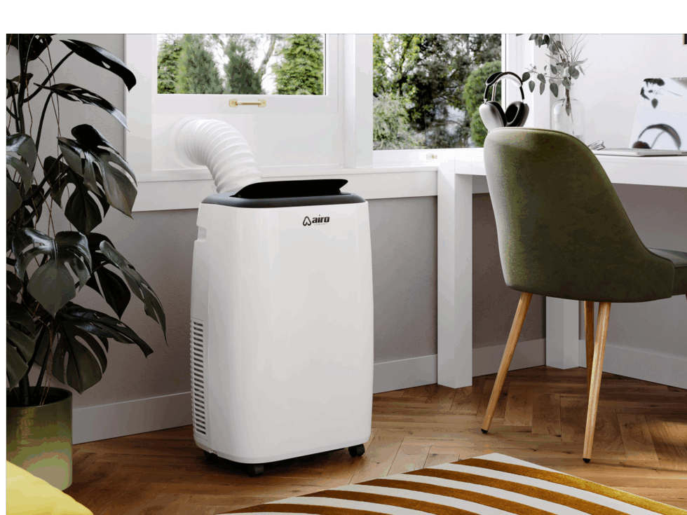 Stay cool without the clunky install—this AC uses science (and a hose) to chill you out
