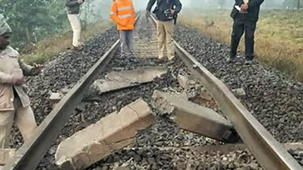 Suspected Maoists Trigger Two IED Blasts on Odisha-Jharkhand Railway Tracks