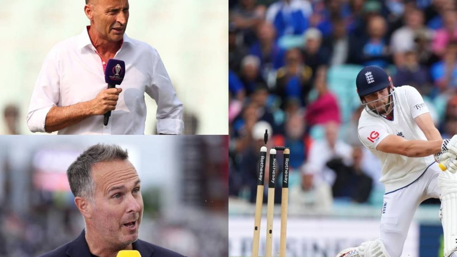 Nasser Hussain, Vaughan unleash on ‘panicky’ England as Oval humiliation draws fire: ‘Would’ve been a travesty had…’