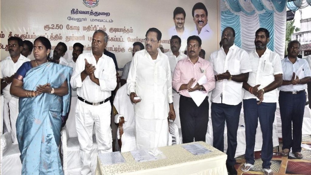 Minister Duraimurugan Inaugurates Rejuvenated Canal to Combat Floods and Boost Irrigation