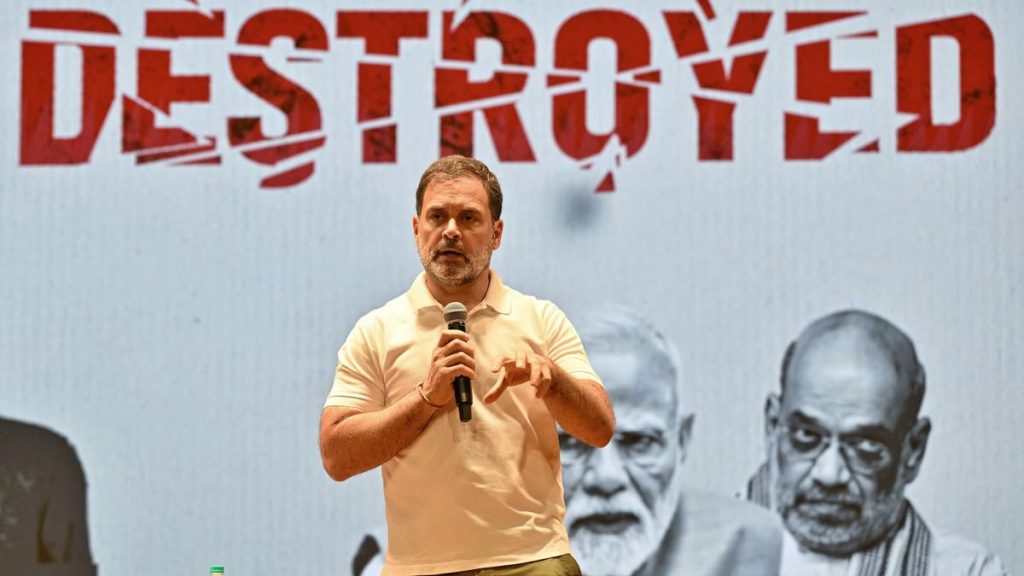 Rahul Gandhi Accuses Massive Voter Fraud