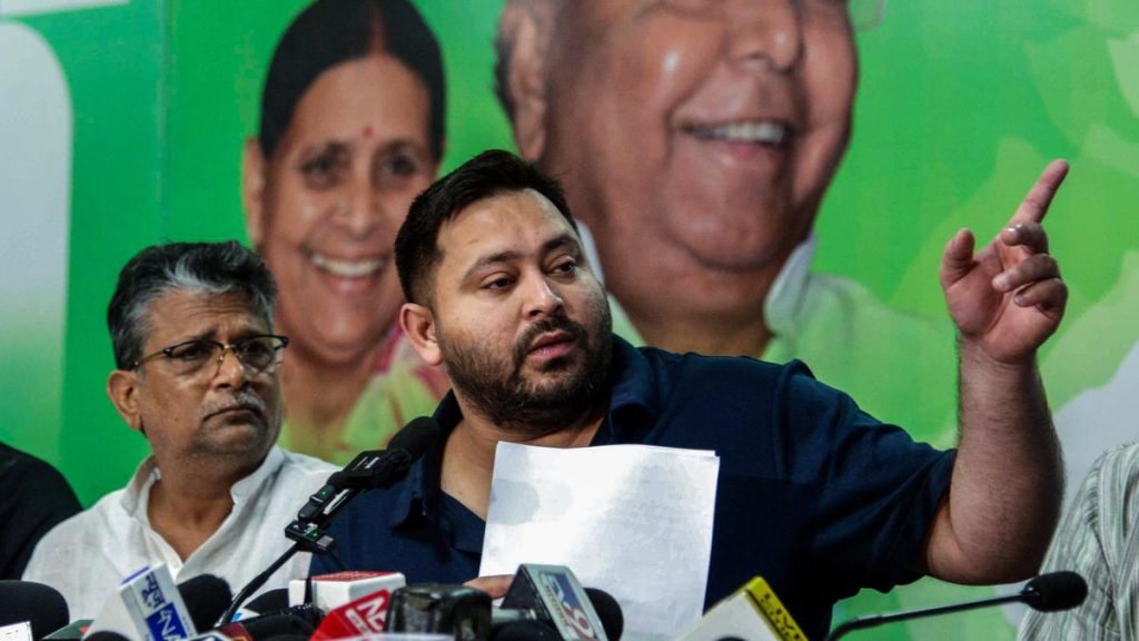 Tejashwi Receives Poll Notice for Duplicate EPIC Numbers, Claims Authorities at Fault
