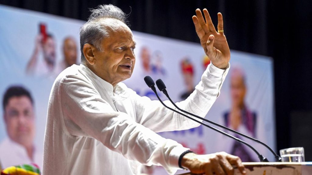 Ashok Gehlot Urges Election Commission to File Affidavit
