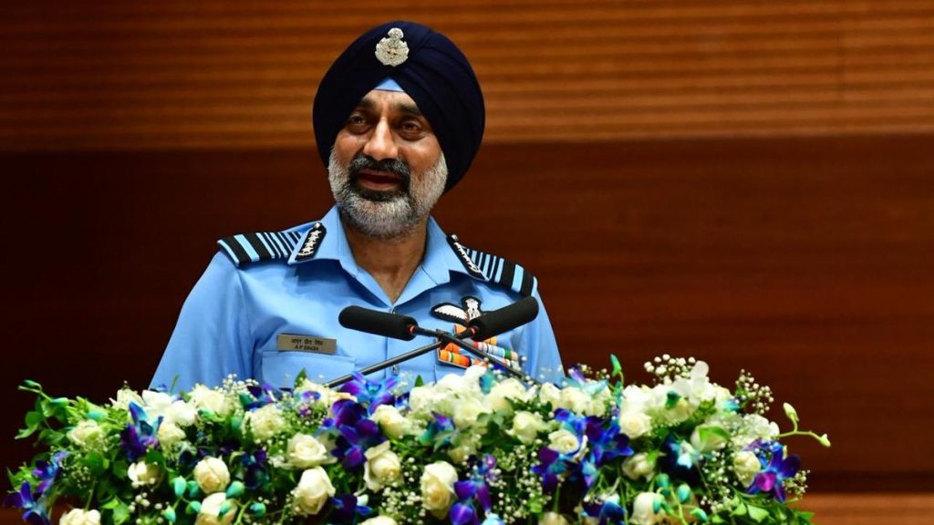 IAF Chief: Five Pakistani Jets, One Aircraft Downed During Operation Sindoor