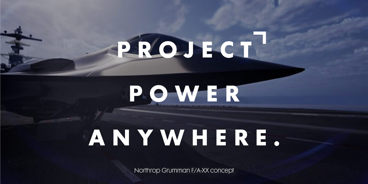 New Grumman Rendering of the Navy F/A-XX Next Generation Carrier Based Fighter