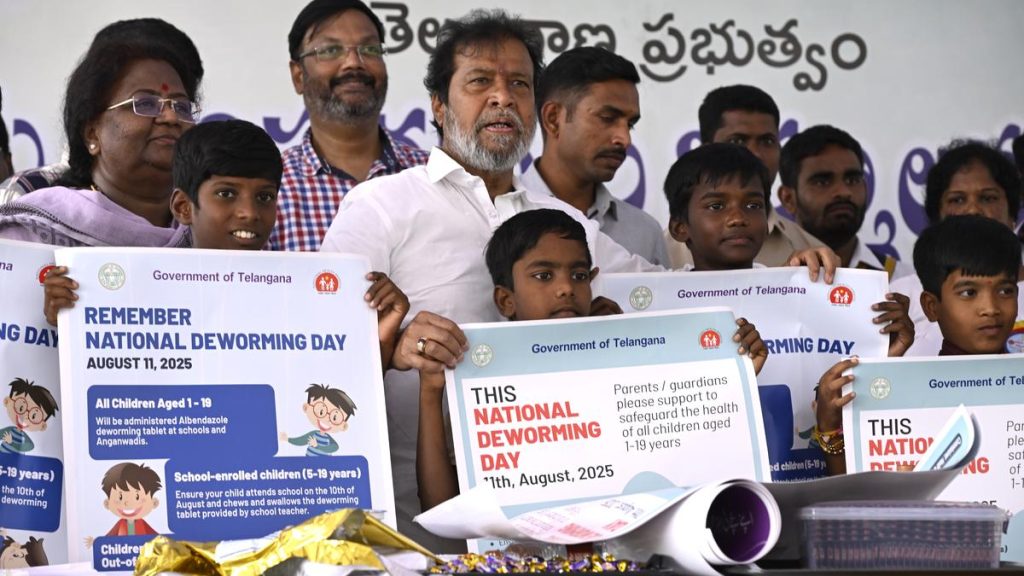 Telangana Launches Statewide Deworming Drive for 1 Crore Children