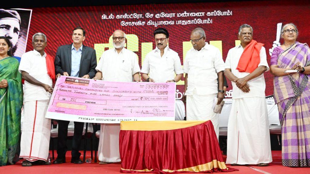 Stalin Urges PM Modi to Oppose Proposed 50% U.S. Tariff