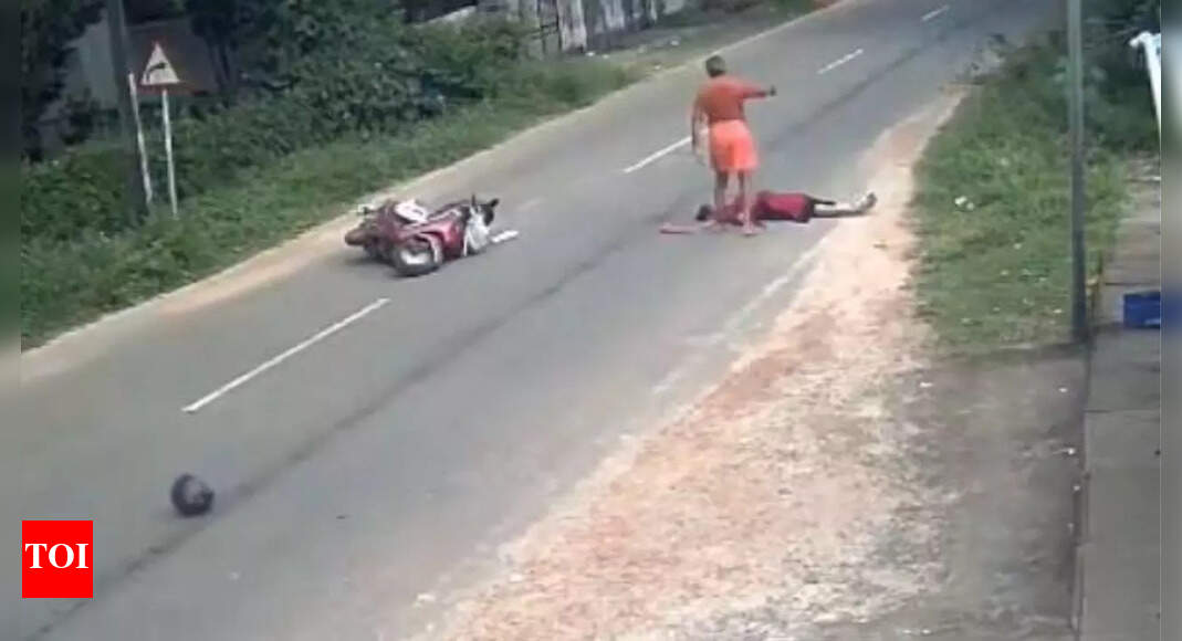 Watch: Kerala woman’s scooter hits wild boars, dramatic crash caught on camera