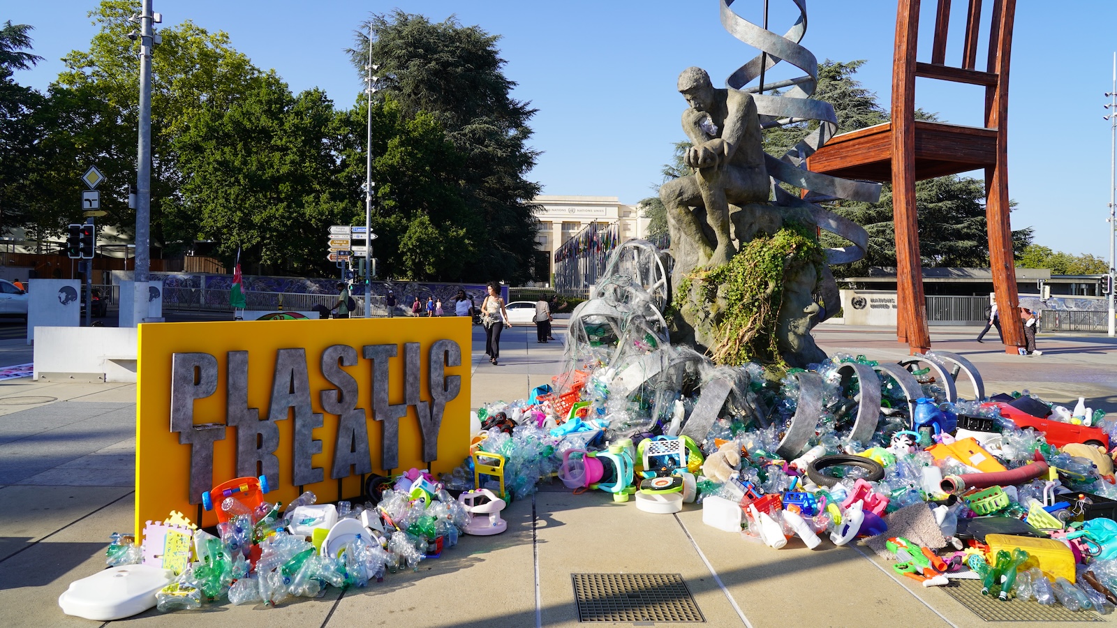 The art of a plastics treaty: How sculptures, collages, and poetry have influenced global talks