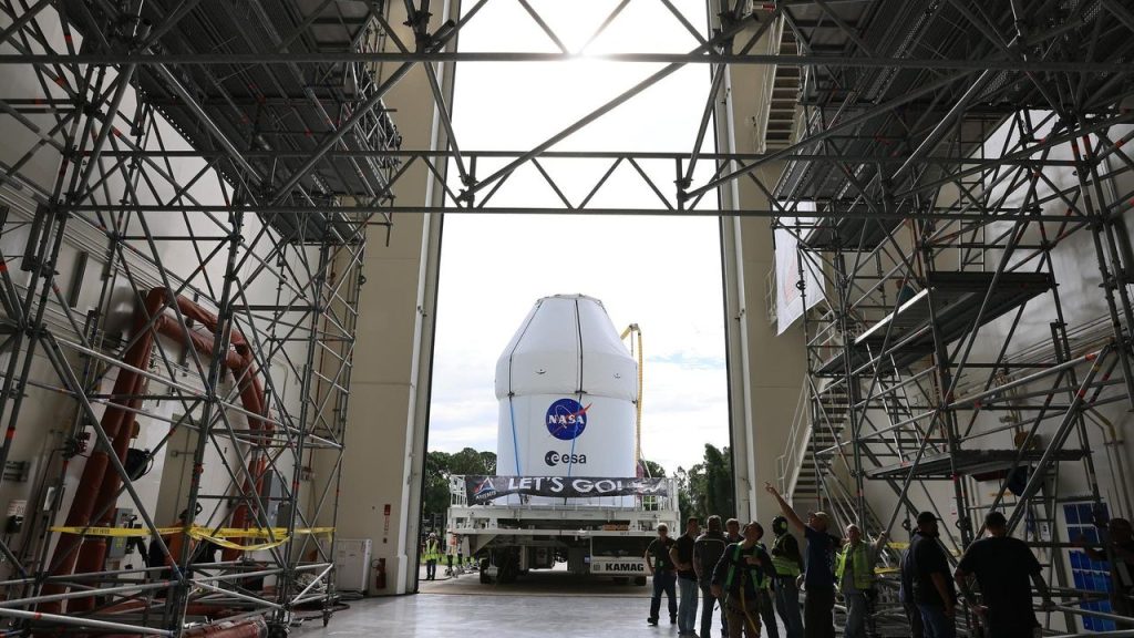 NASA’s Artemis 2 Orion spacecraft fuels up and moves closer to launch