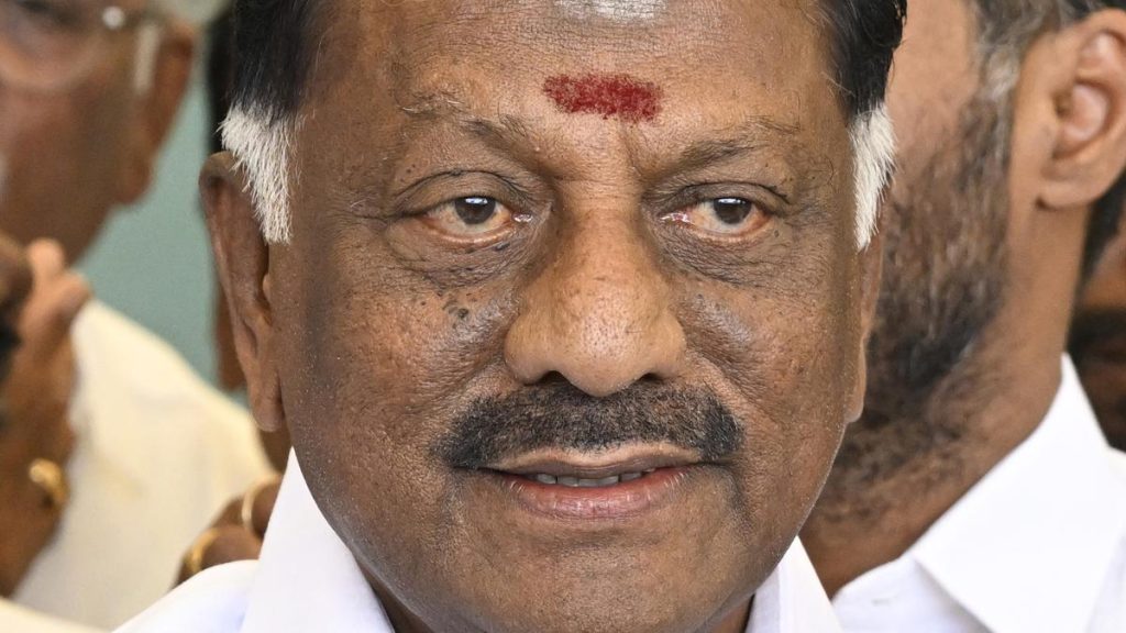Panneerselvam Calls Out Palaniswami for 'Leadership Failure
