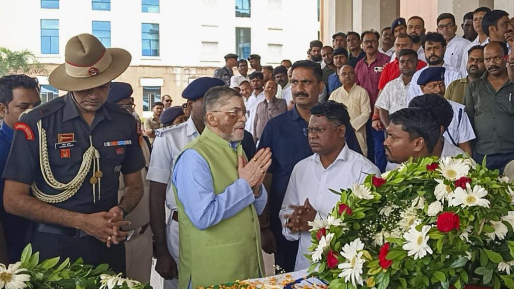 Jharkhand Governor, MLAs Pay Tribute to Education Minister Ramdas Soren