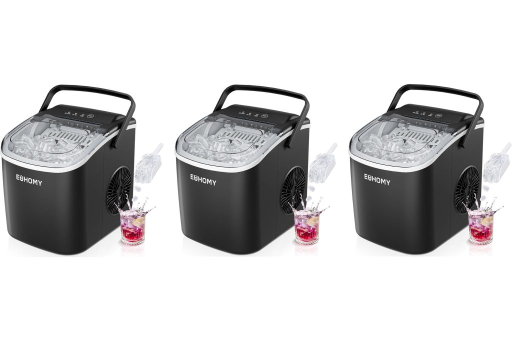 Keep drinks cold at a cool price with the EUHOMY Countertop Ice Maker, only $72 at Amazon