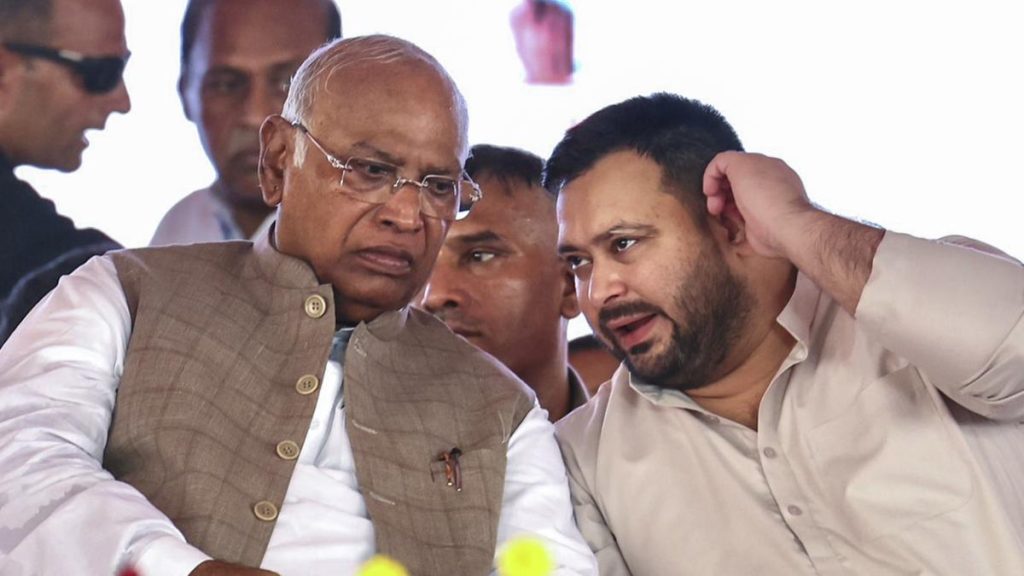 ‘voter-adhikar-yatra’:-bjp-using-election-commission-of-india-to-snatch-people’s-right-to-vote,-says-tejashwi-yadav