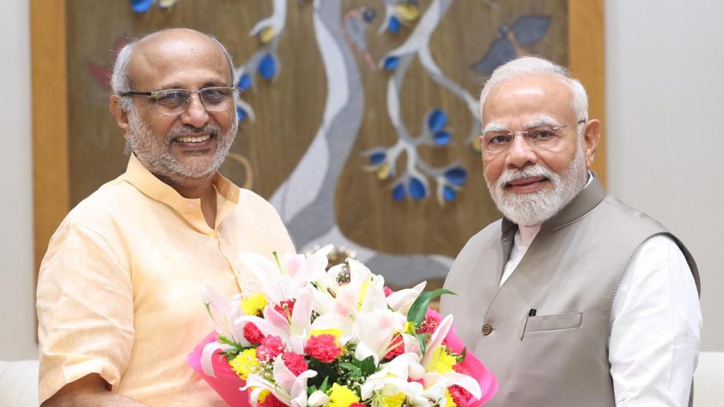 Radhakrishnan, NDA's Vice Presidential Pick, Meets PM Modi