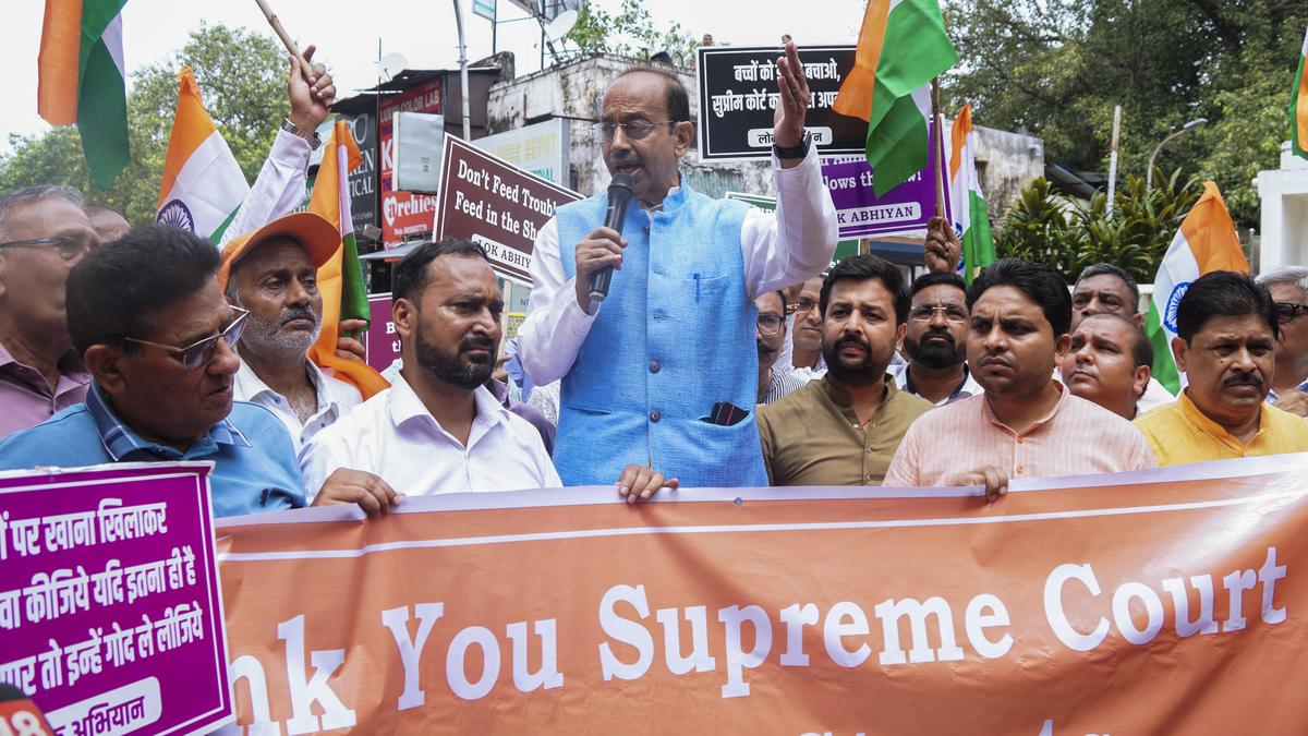 bjp-leader-vijay-goel-files-complaint-against-‘dog-lovers’-for-hindering-supreme-court-order-implementation
