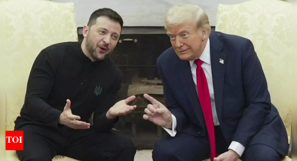 Ukrainian President Volodymyr Zelenskyy gets dressing down before White House meeting, virtually told to surrender