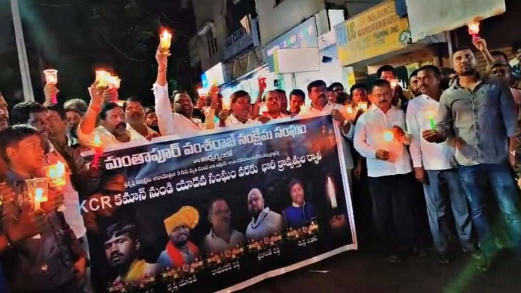 Candlelight March Unites Hundreds Seeking Justice for Ramanthapur Tragedy Victims
