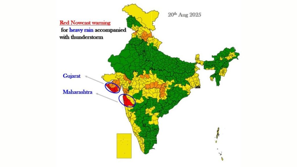 Gujarat Coastal Areas Brace for Heavy Rains; Relief Teams Deployed