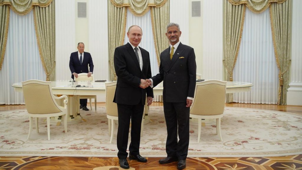 Jaishankar Meets Putin to Strengthen India-Russia Relations