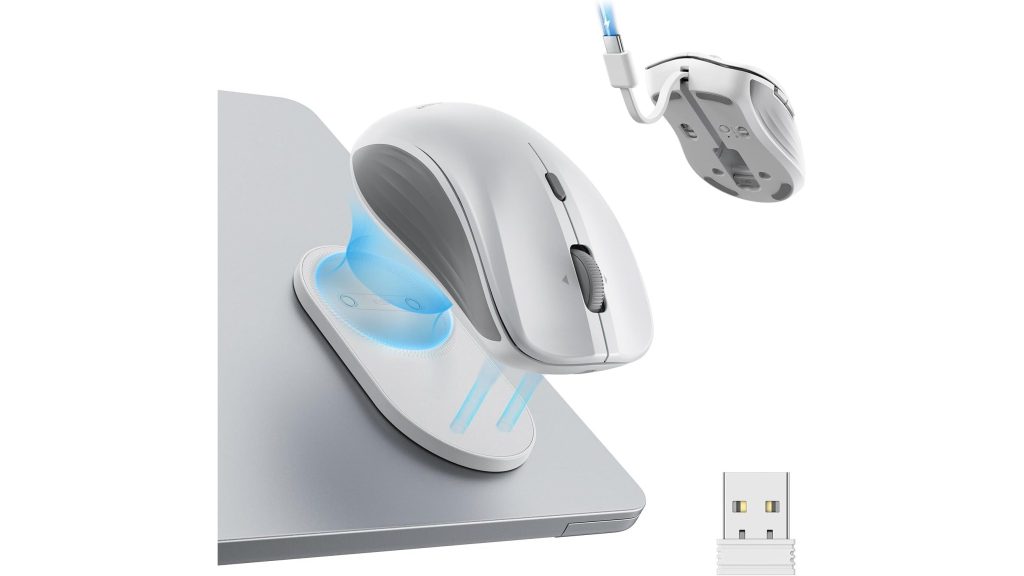 This $25 mouse sticks to your laptop