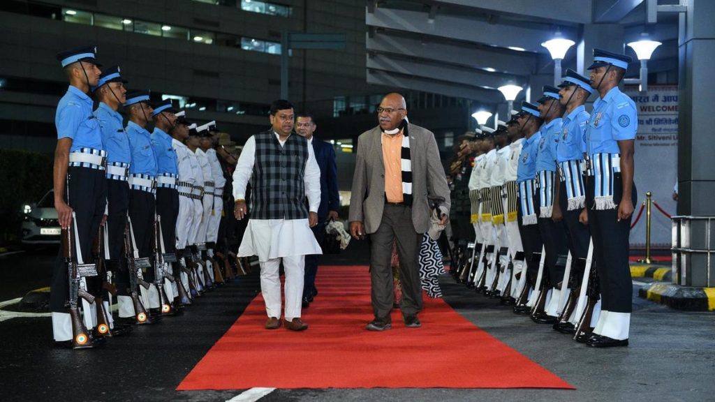 Fiji PM Rabuka on 3-Day India Visit