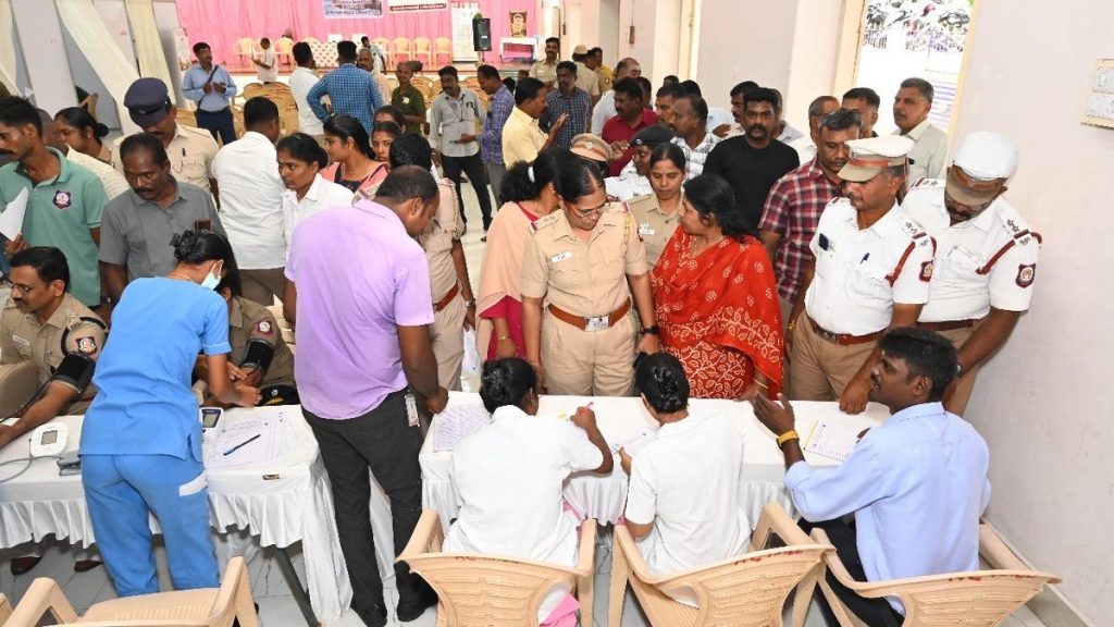 Vellore Hosts Free Health Camp for Police Personnel
