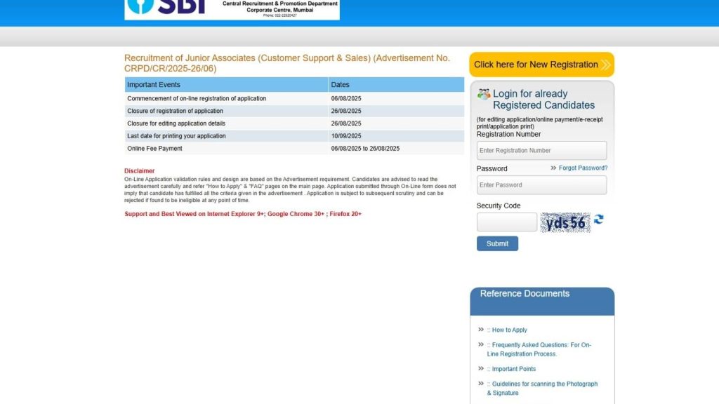 SBI Clerk Recruitment 2025: Registration Window Closes today at sbi.co.in, Know How to Apply