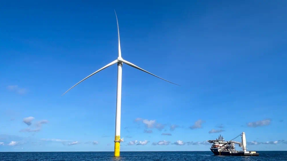 Trump administration halts construction of nearly finished offshore wind farm