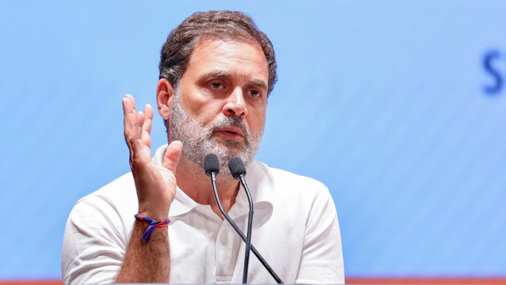 Rahul Gandhi Questions ECI on Media Report of Large Donations to Anonymous Gujarat Parties