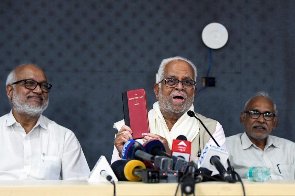 Watch: Sudershan Reddy vows to defend and protect Constitution if elected VP