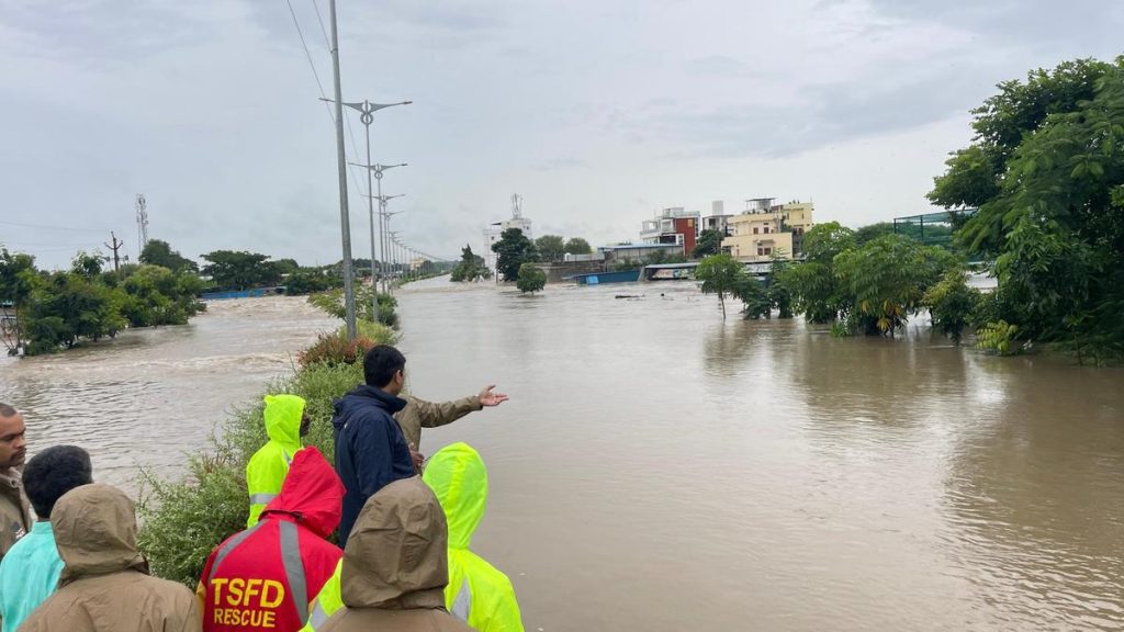 Telangana’s Kamareddy still under sheet of water; survivors recall how houses were flooded in two hours