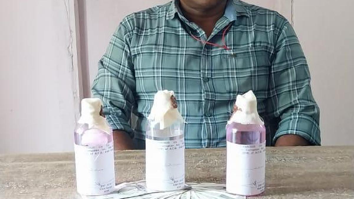 people-celebrate-with-firecrackers-after-acb-traps-panchayat-secretary