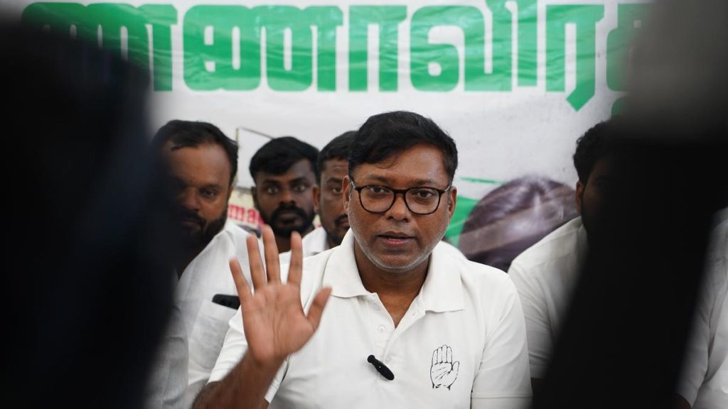 TN Congress MP Sasikanth Senthil Hospitalized Amid Hunger Strike for Education Funds