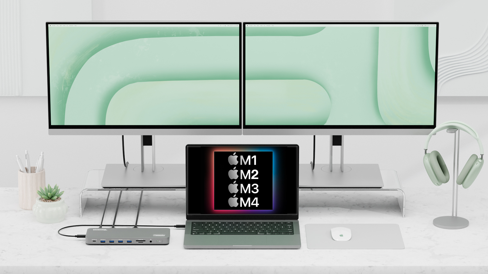 How to connect two or more external displays to an M1, M2, M3 or M4 MacBook