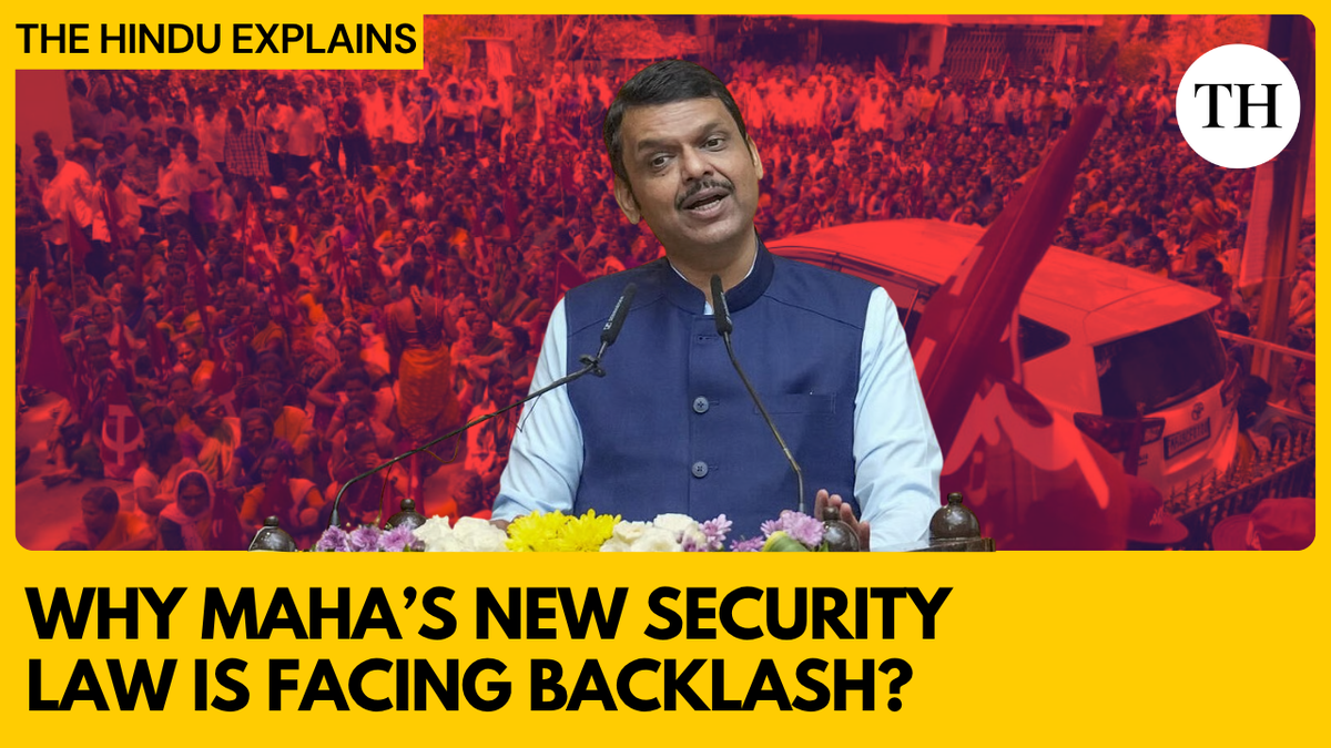 why-maharashtra’s-new-security-law-is-facing-backlash-|-the-hindu-explains