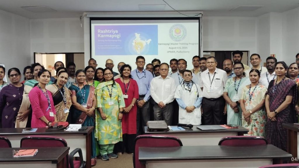 JIPMER Joins National Karmayogi Mission for Capacity Building