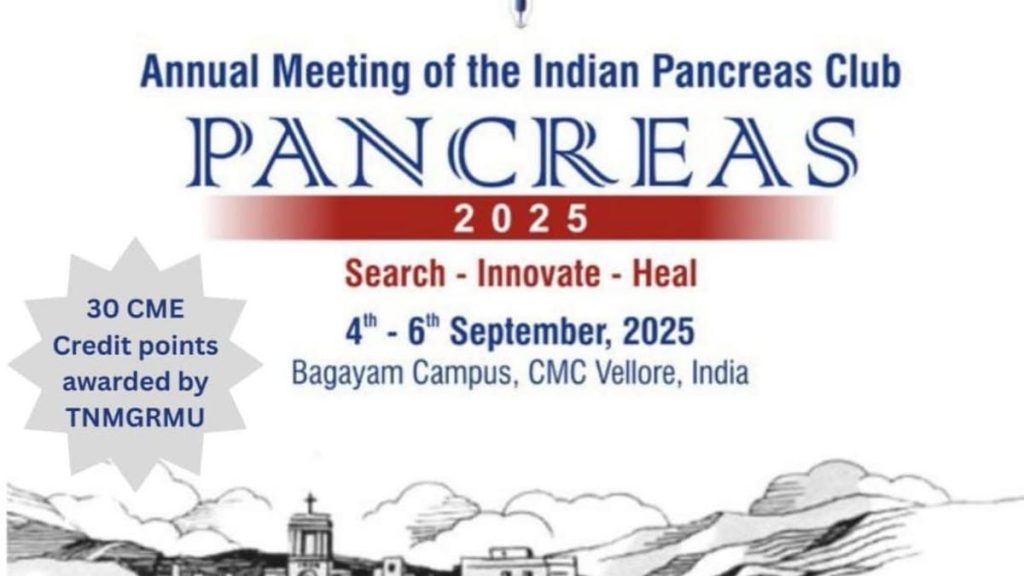 CMC to Host Pancreas Conference in Vellore