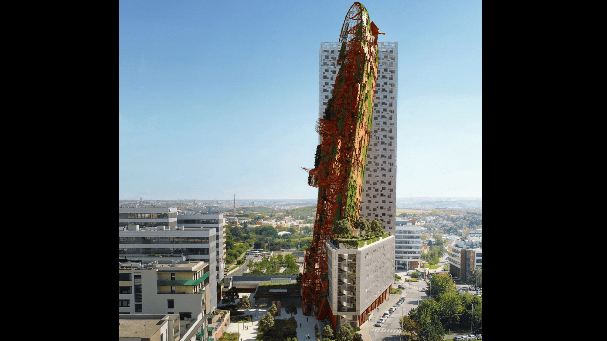 A ‘post-apocalyptic’ shipwreck tower will be Prague’s tallest building