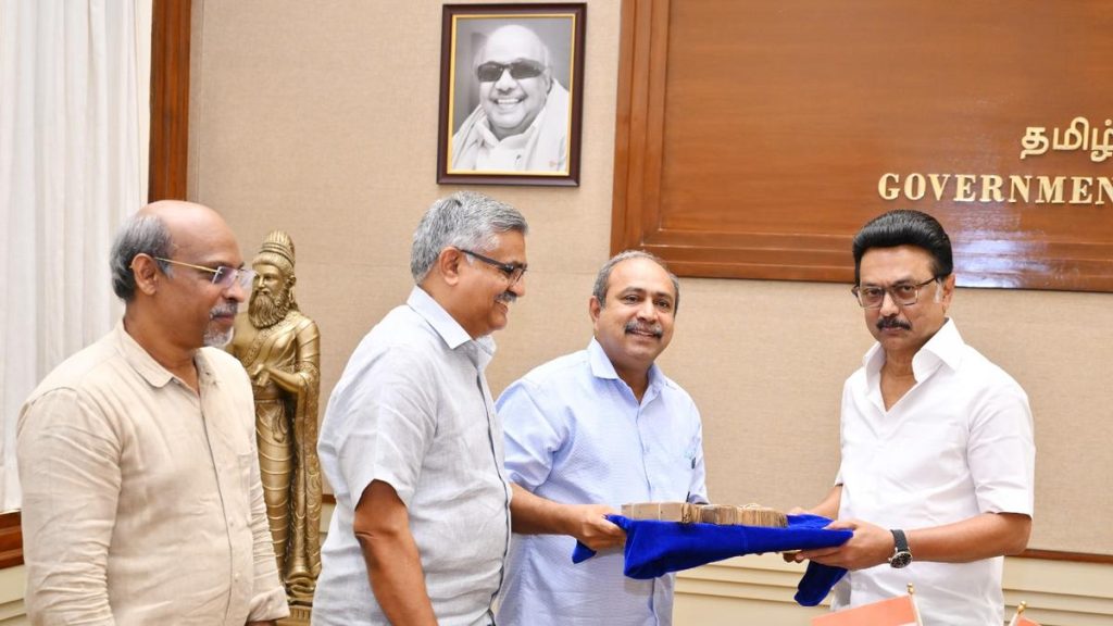 CM Stalin Returns Historic German Manuscripts to Chennai Library for Preservation