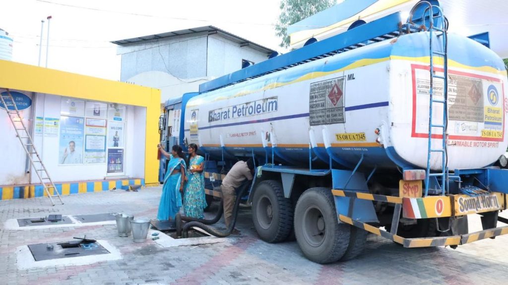 Women-Operated Fuel Station with EV Charging & Supermarket Planned in Nalgonda