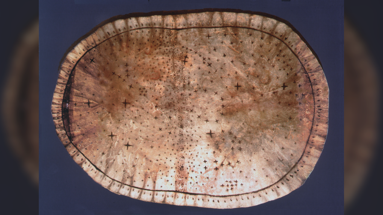 Pawnee Star Chart: A precontact elk-skin map used by Indigenous priests to tell an origin story