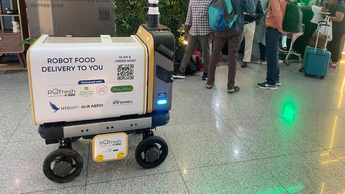 flying-from-hyderabad-airport?-a-robot-can-now-deliver-your-meal-at-boarding-gates