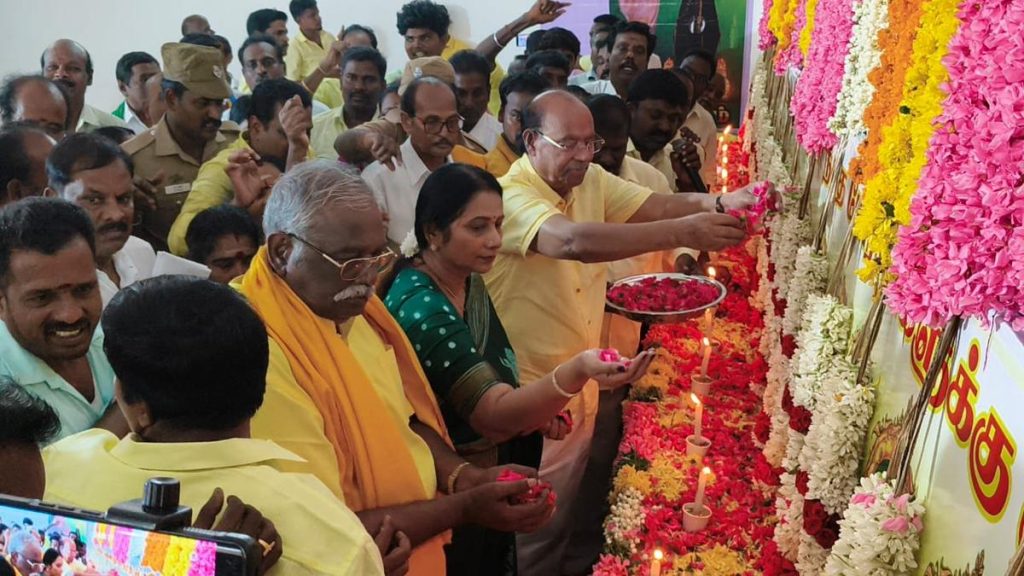 Ramadoss, estranged son Anbumani pay separate tributes on anniversary of Vanniyar reservation agitation