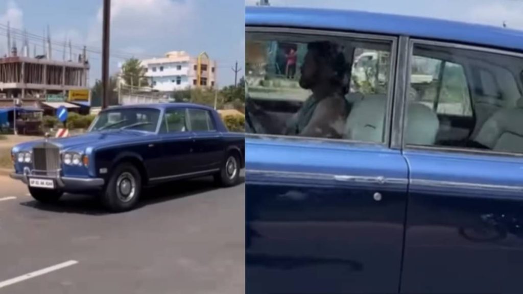 Video of MS Dhoni Driving Vintage Rolls-Royce On The Streets Of Ranchi Goes Viral | Watch