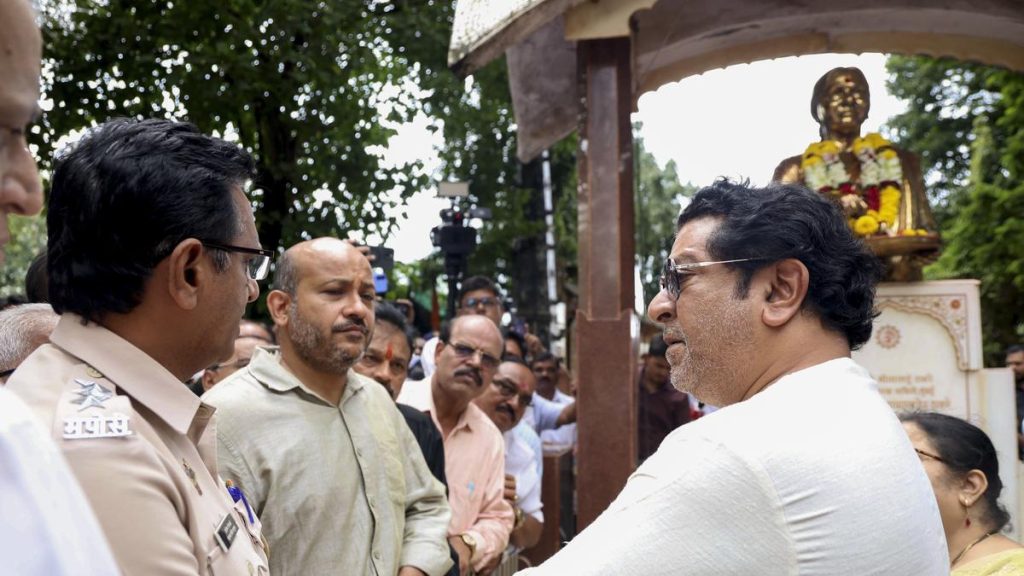 Paint thrown at statue of Bal Thackeray’s wife Meenatai in Mumbai