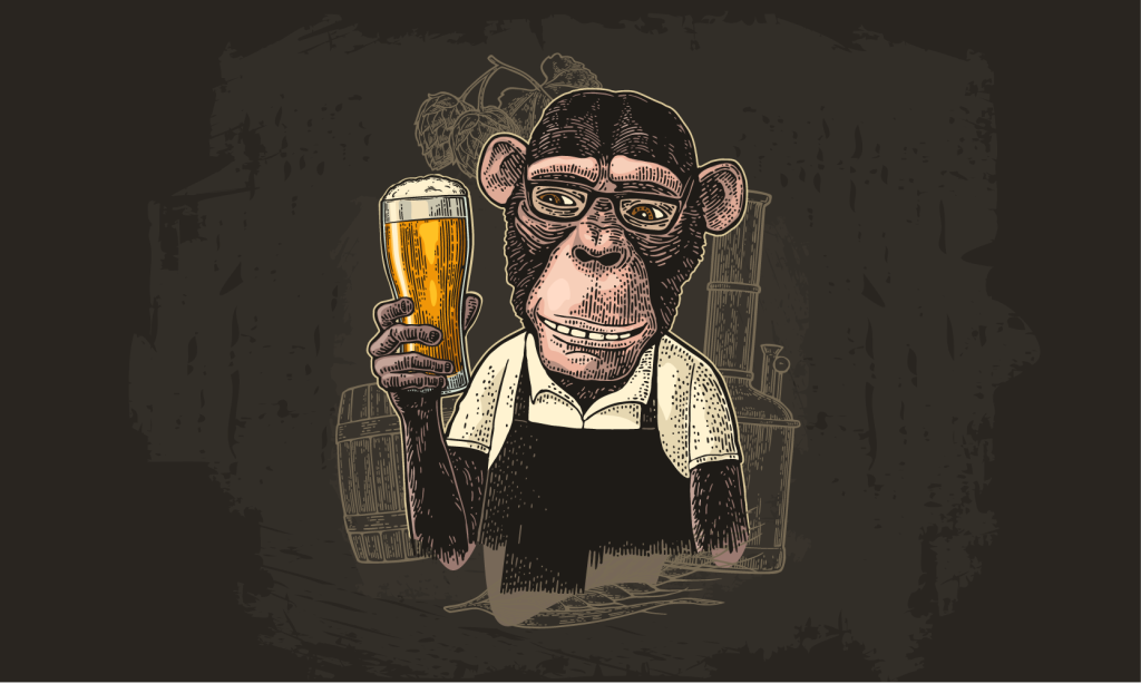 Chimps Hit the Sauce on the Daily